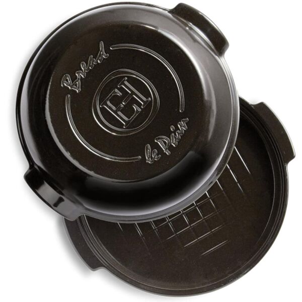 Emile Henry EH795507 Seramik Yuvarlak Ekmek Fırın Kabı (32,5x30x14 / 5,2 Litre)