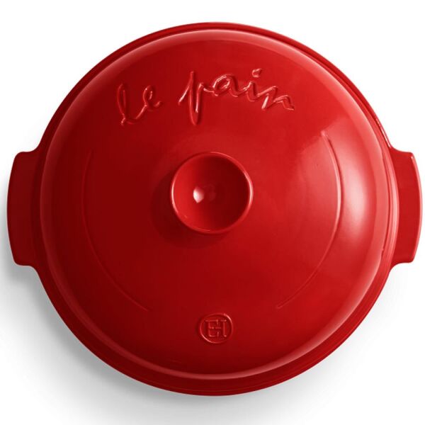 Emile Henry EH349108 Seramik Yuvarlak Ekmek Fırın Kabı (34x34x16,5 / 4,5 Litre)