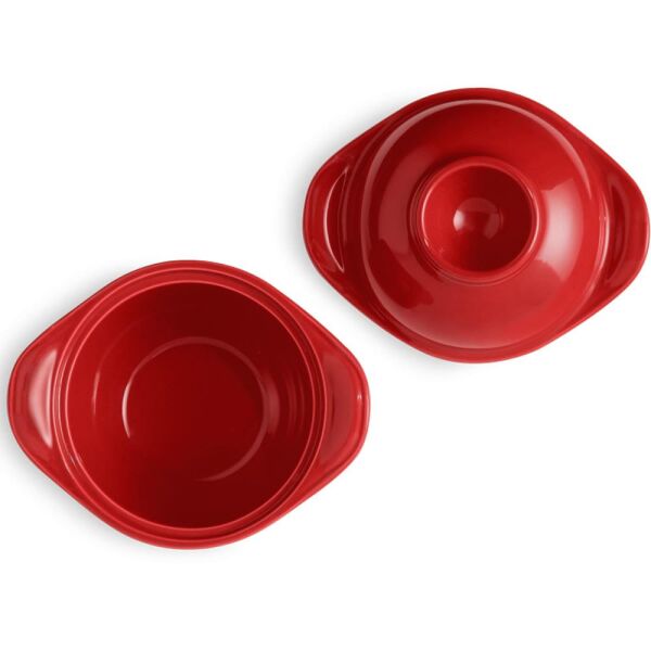 Emile Henry EH348409 Seramik Yumurta Fırın Kabı  (14x11x11,5 / 0,3 Litre)