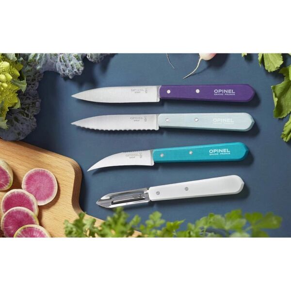 Opinel OP-001939 Les Essentials Art Deco 4'lü Bıçak Seti