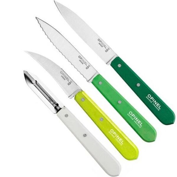 Opinel OP-001709 Les Essentials Art Deco 4'lü Bıçak Seti