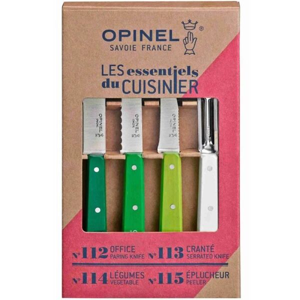 Opinel OP-001709 Les Essentials Art Deco 4'lü Bıçak Seti