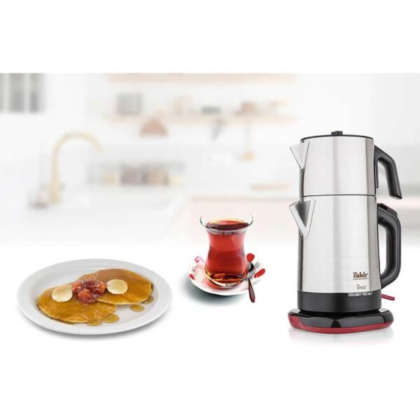 Fakir River 2 in 1 1800W Paslanmaz Çelik Çay Makinesi