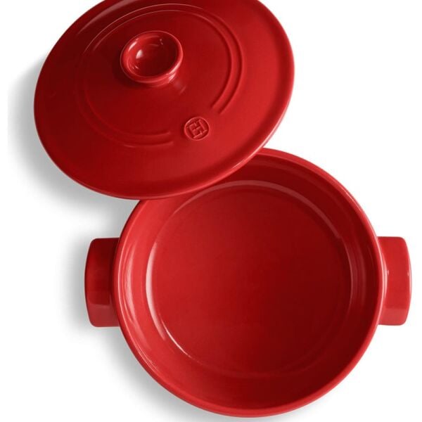 Emile Henry EH344540 Ateşe Dayanıklı Yuvarlak Seramik Tencere (27 cm. / 4 Litre)