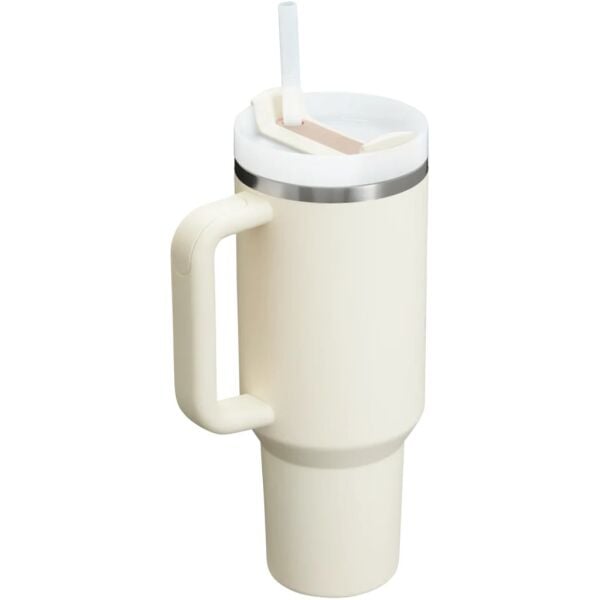 Stanley 10-12574-014 Quencher 1.18 Litre Pipetli Çelik Termos - Krem