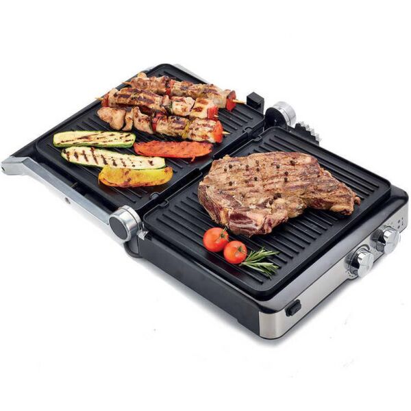 Kenwood HGM80.000SS 2000 W Zaman Ayarlı Izgara ve Tost Makinesi