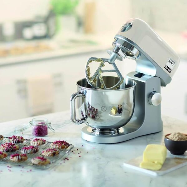 Kenwood KMX750CR kMix 1000W 5 Litre Stand Mikser - Silver / Krem
