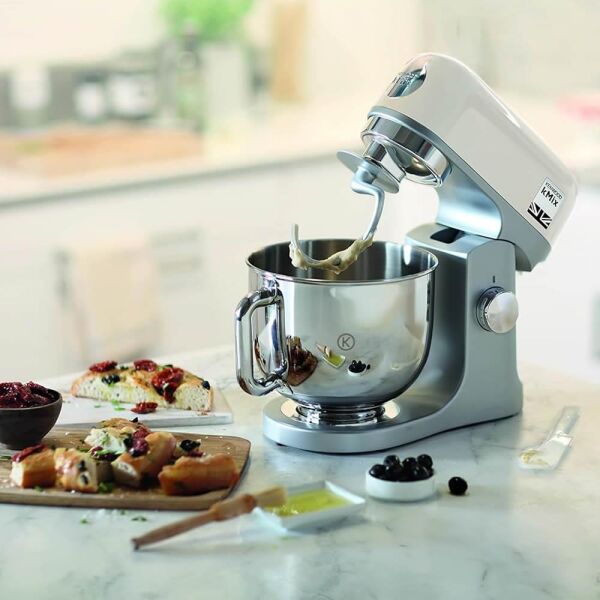 Kenwood KMX750CR kMix 1000W 5 Litre Stand Mikser - Silver / Krem