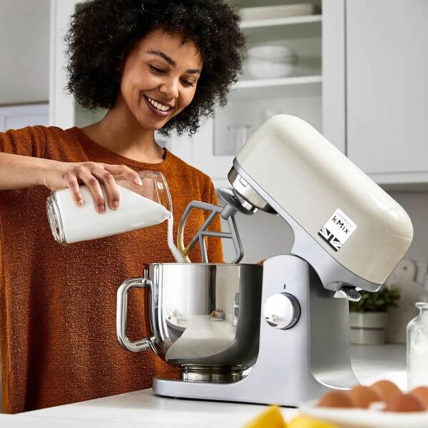 Kenwood KMX750CR kMix 1000W 5 Litre Stand Mikser - Silver / Krem