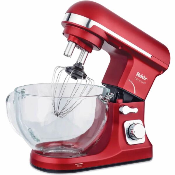 Fakir Culina Chef 1000W 5 Litre Stand Mikser - Kırmızı