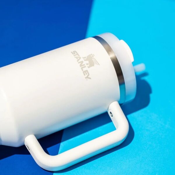 Stanley 10-10824-803 Quencher 1.18 Litre Pipetli Çelik Termos - Buz Beyaz