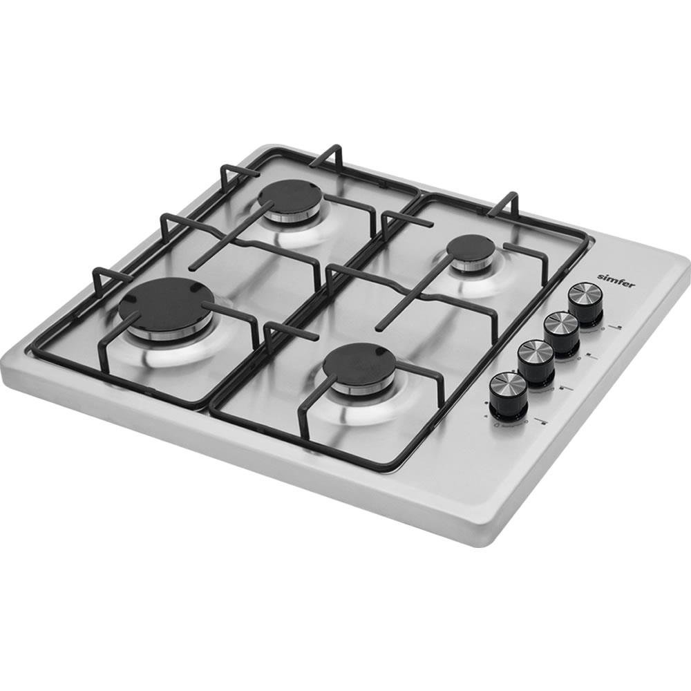 Simfer 3019 4 Gözlü İnox Set Üstü Ocak (Doğalgaz Uyumlu)