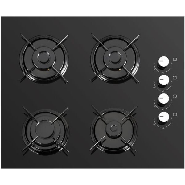 Luxell LX-40 TSHDF 4 Gözlü Siyah Cam Set Üstü Ocak (Doğalgaz Uyumlu)