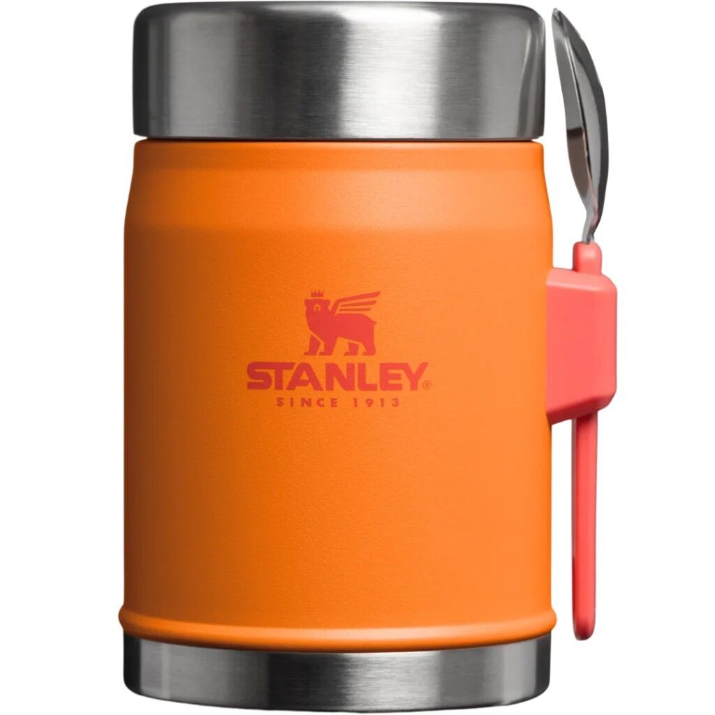 Stanley 10-09382-114 Klasik Kaşıklı 0,40 Litre Çelik Yemek Termosu - Turuncu