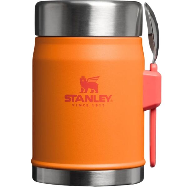 Stanley 10-09382-114 Klasik Kaşıklı 0,40 Litre Çelik Yemek Termosu - Turuncu