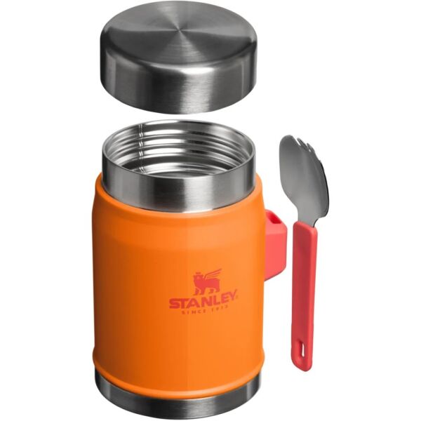 Stanley 10-09382-114 Klasik Kaşıklı 0,40 Litre Çelik Yemek Termosu - Turuncu
