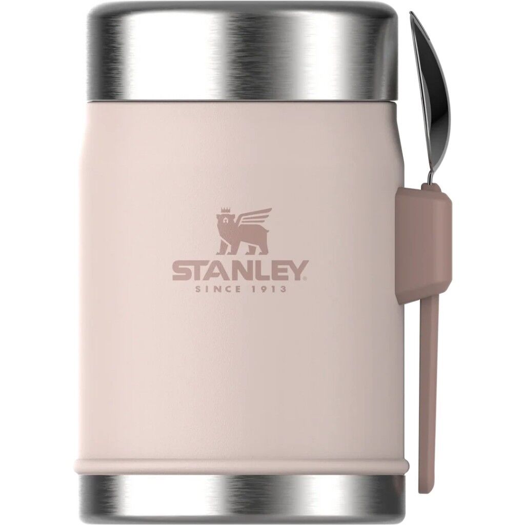 Stanley 10-09382-106 Klasik Kaşıklı 0,40 Litre Çelik Yemek Termosu - Açık Pembe
