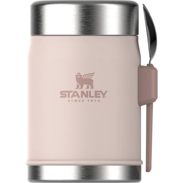Stanley 10-09382-106 Klasik Kaşıklı 0,40 Litre Çelik Yemek Termosu - Açık Pembe