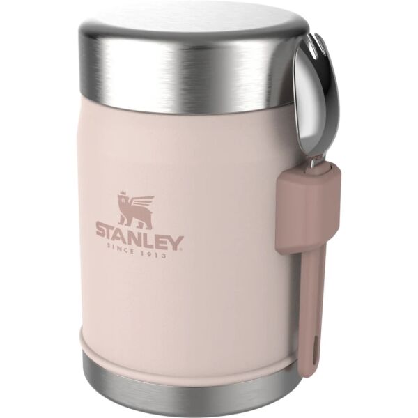 Stanley 10-09382-106 Klasik Kaşıklı 0,40 Litre Çelik Yemek Termosu - Açık Pembe