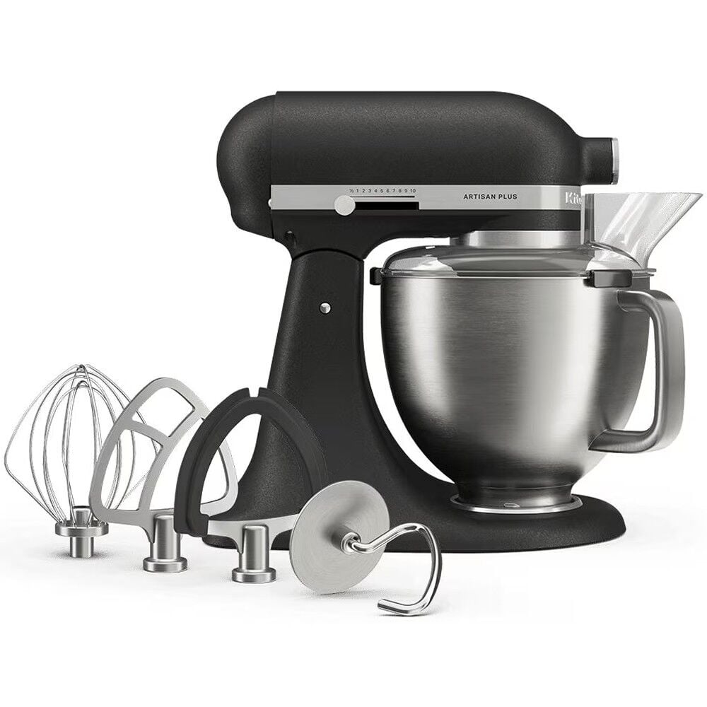 KitchenAid Artisan Plus 5KSM50PKVEBK 4.7 Litre Stand Mikser - Cast Iron Black