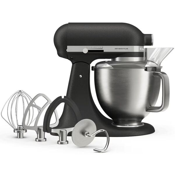 KitchenAid Artisan Plus 5KSM50PKVEBK 4.7 Litre Stand Mikser - Cast Iron Black