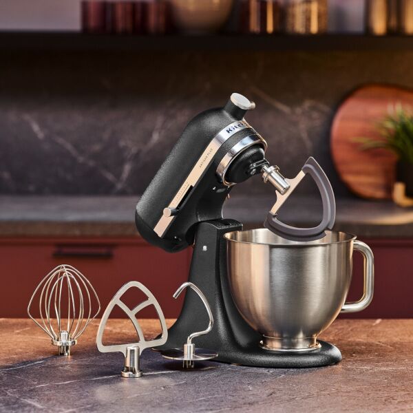KitchenAid Artisan Plus 5KSM50PKVEBK 4.7 Litre Stand Mikser - Cast Iron Black