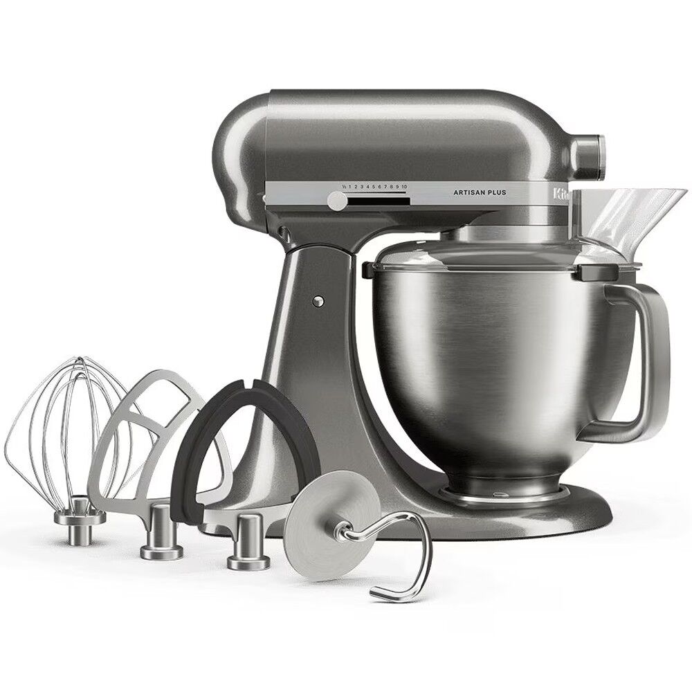 KitchenAid Artisan Plus 5KSM50PKVEMS 4.7 Litre Stand Mikser - Medallion Silver