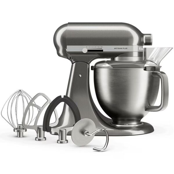 KitchenAid Artisan Plus 5KSM50PKVEMS 4.7 Litre Stand Mikser - Medallion Silver