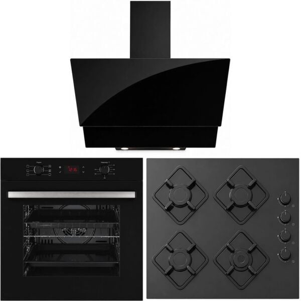 Alveus 6 Program Dijital Turbo Ankastre Cam Set - Siyah
