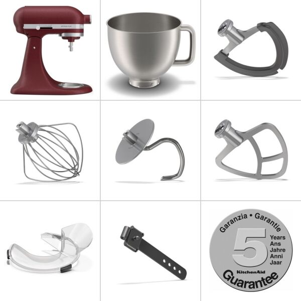 KitchenAid Artisan Plus 5KSM50PKVESO 4.7 Litre Stand Mikser - Sun Dried Tomato