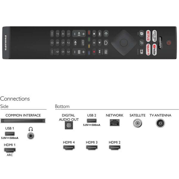 Philips 65PUS8007 65'' 165 Ekran Ambilight 4K Android Smart Led TV