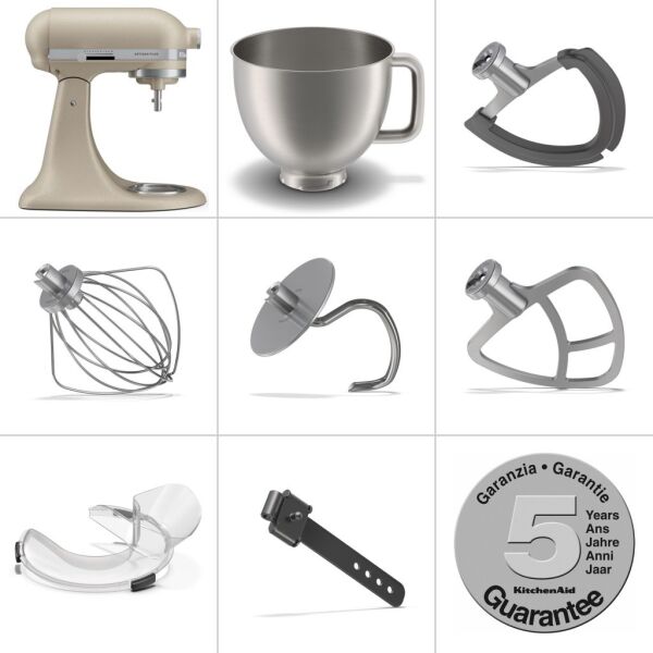 KitchenAid Artisan Plus 5KSM50PKVEOC 4.7 Litre Stand Mikser - Oat