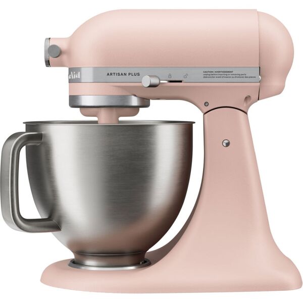 KitchenAid Artisan Plus 5KSM50PKVEFT 4.7 Litre Stand Mikser - Feather Pink