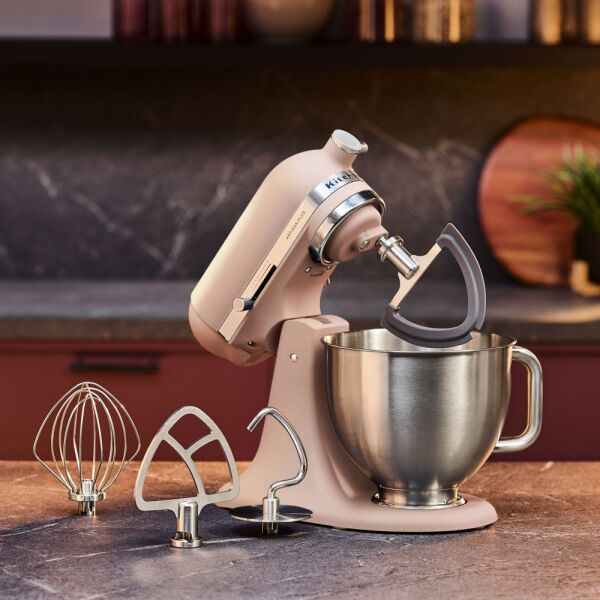 KitchenAid Artisan Plus 5KSM50PKVEFT 4.7 Litre Stand Mikser - Feather Pink