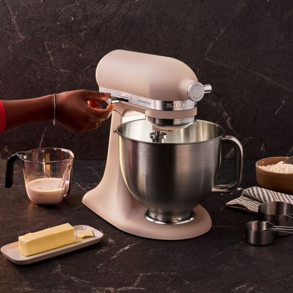 KitchenAid Artisan Plus 5KSM50PKVEFT 4.7 Litre Stand Mikser - Feather Pink