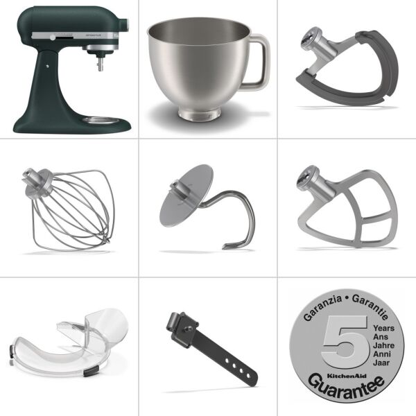 KitchenAid Artisan Plus 5KSM50PKVEPP 4.7 Litre Stand Mikser - Pebbled Palm