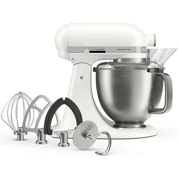 KitchenAid Artisan Plus 5KSM50PKVEPL 4.7 Litre Stand Mikser - Porcelain White