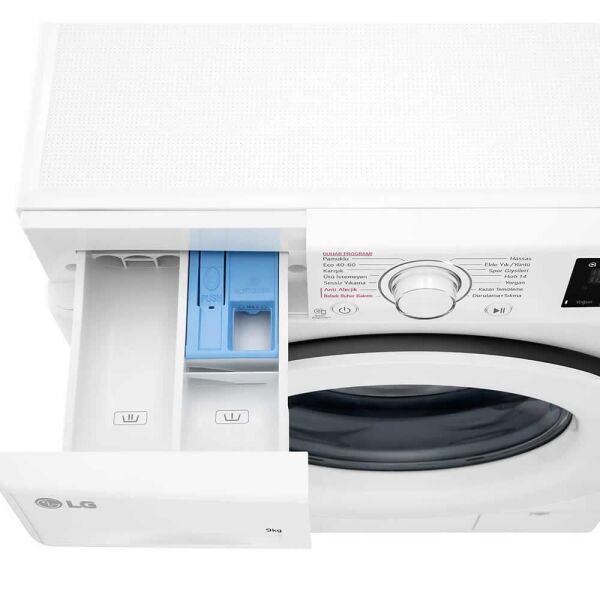 Lg F4V3VYW3WE 9 Kg. 1400 Devir Çamaşır Makinesi