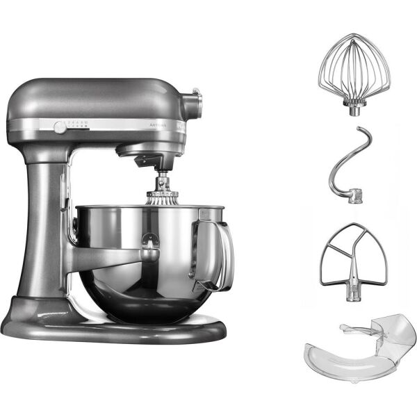 KitchenAid Artisan 5KSM7580XEMS Medallion Silver 6.9 Litre Mutfak Şefi