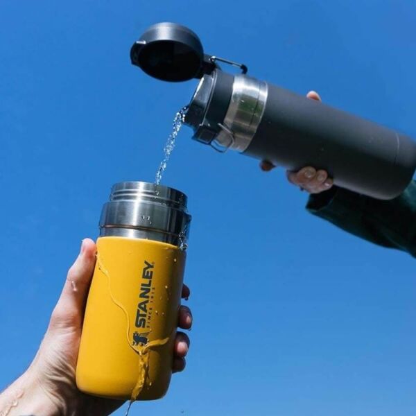 Stanley 10-09148-027 The Quick Flip 0.47 Litre Çelik Termos - Safran