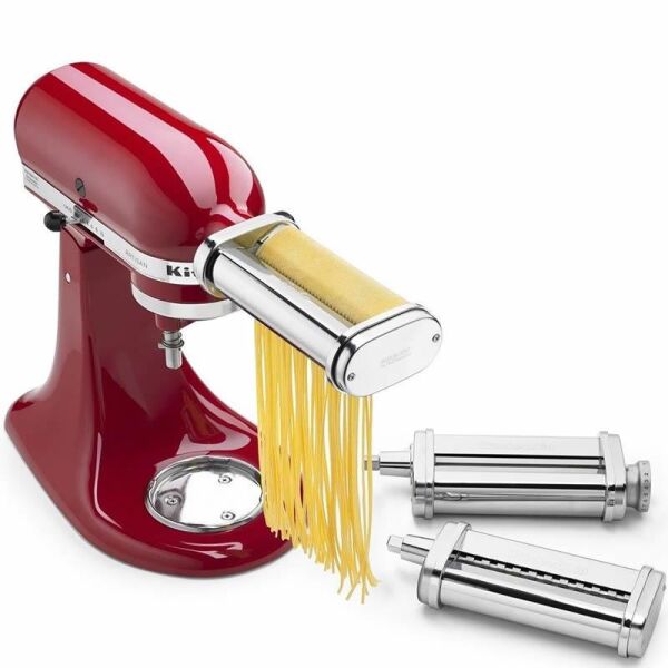 KitchenAid 5KSMPRA 3 Parçalı Makarna Silindiri ve Kesici Aksesuar