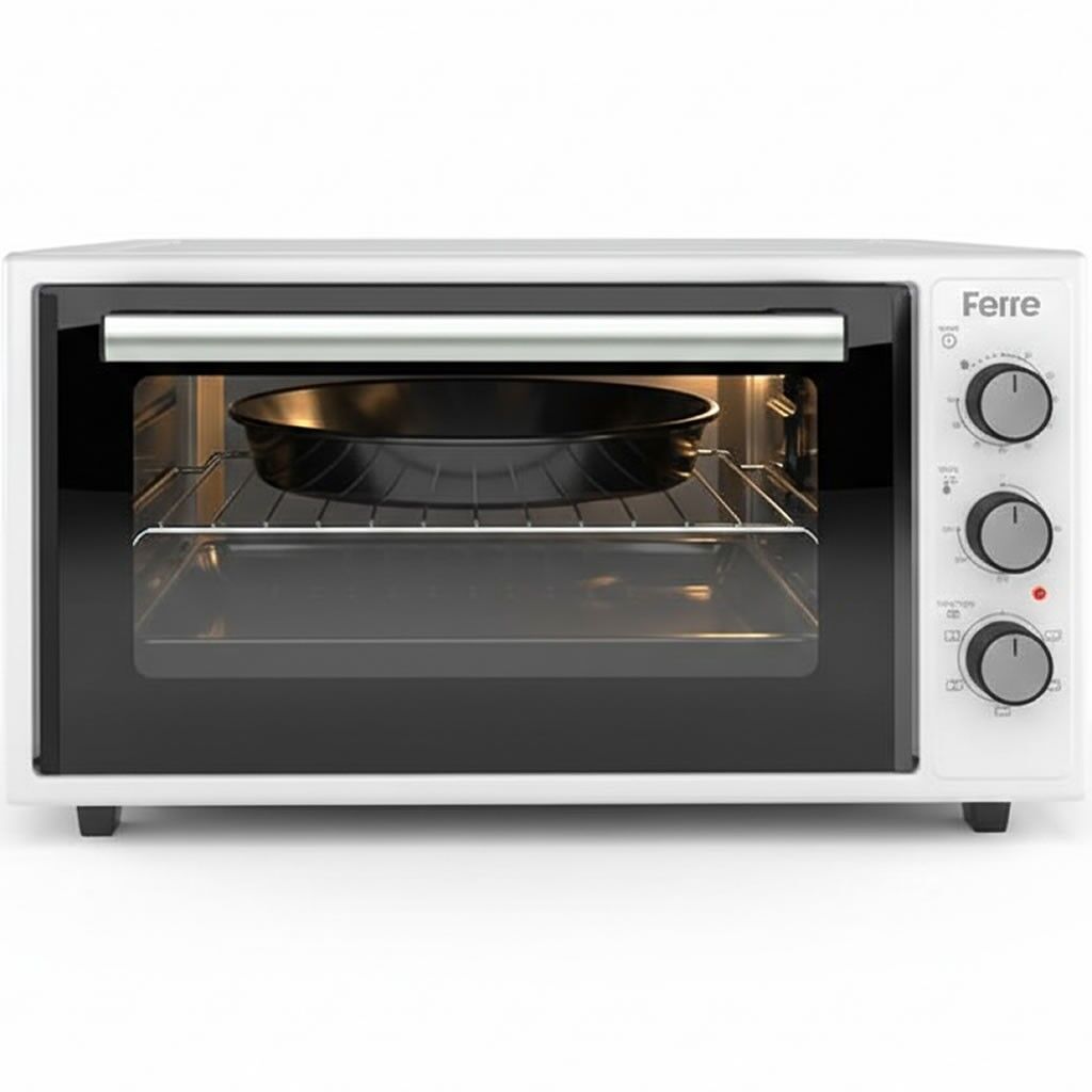 Ferre 45500 45 Litre 5 Program Turbo Mini Fırın - Beyaz