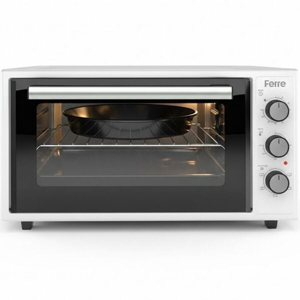 Ferre 45500 45 Litre 5 Program Turbo Mini Fırın - Beyaz