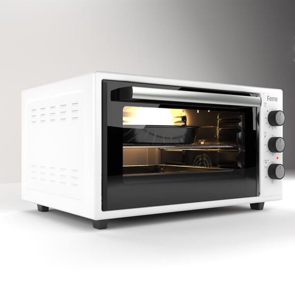 Ferre 45500 45 Litre 5 Program Turbo Mini Fırın - Beyaz