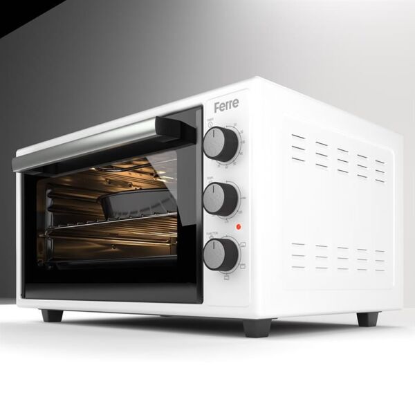 Ferre 45500 45 Litre 5 Program Turbo Mini Fırın - Beyaz