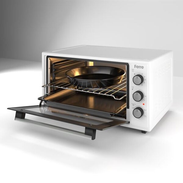 Ferre 45500 45 Litre 5 Program Turbo Mini Fırın - Beyaz