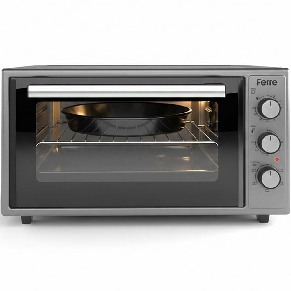 Ferre 45500 45 Litre 5 Program Turbo Mini Fırın - Gri