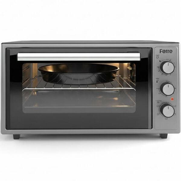 Ferre 45500 45 Litre 5 Program Turbo Mini Fırın - Gri