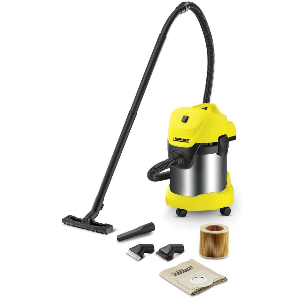 Karcher WD 3 Premium 1000W Çok Amaçlı Elektirikli Süpürge + Kit