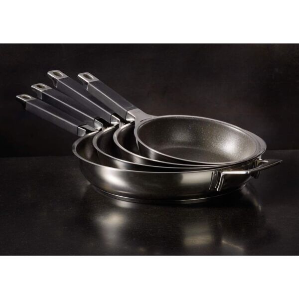 Rösle 91507 Silence ProResist Paslanmaz Çelik Kızartma Tavası - 28 Cm.